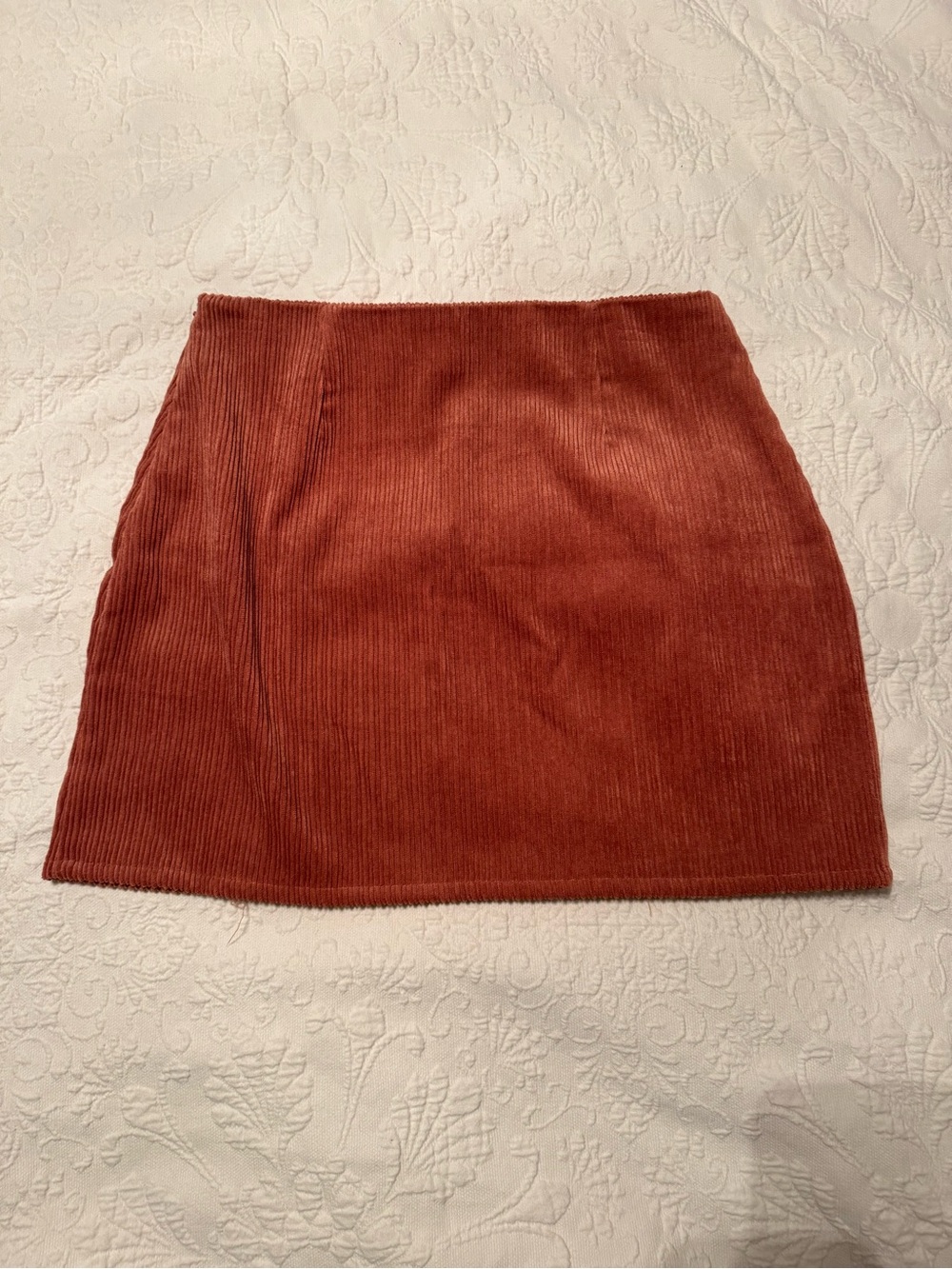Altar'd State Rust Corduroy Mini Skirt